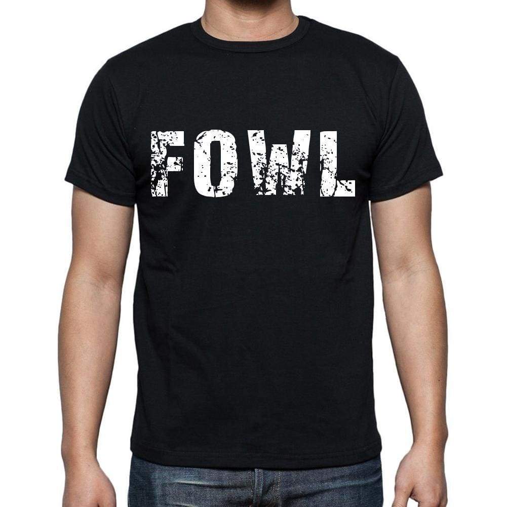 Fowl Mens Short Sleeve Round Neck T-Shirt 00016 - Casual