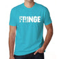 Fringe Mens Short Sleeve Round Neck T-Shirt 00020 - Blue / S - Casual