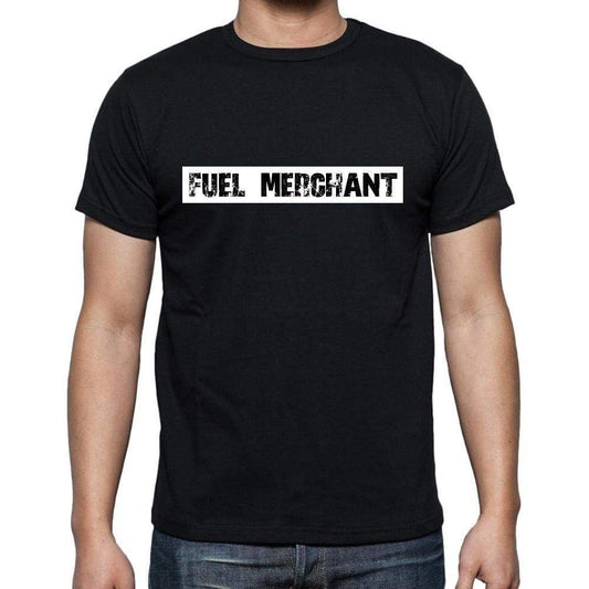 Fuel Merchant T Shirt Mens T-Shirt Occupation S Size Black Cotton - T-Shirt