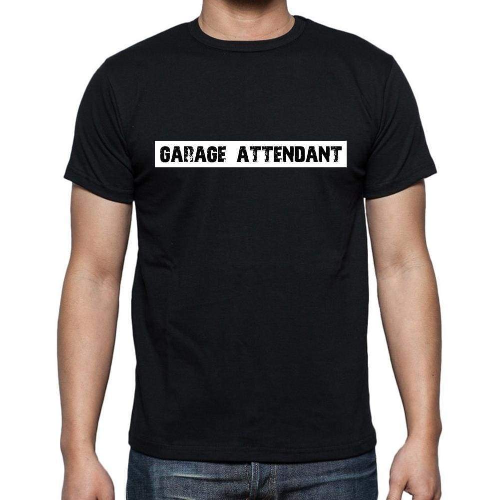 Garage Attendant T Shirt Mens T-Shirt Occupation S Size Black Cotton - T-Shirt