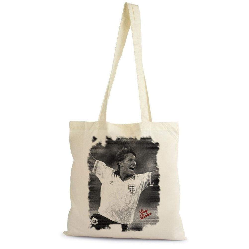 Gary Lineker Tote Bag Shopping Natural Cotton Gift Beige 00272 - Beige / 100% Cotton - Tote Bag