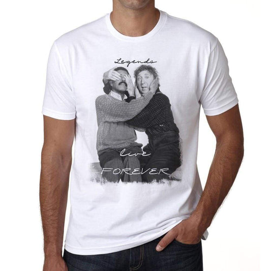 Gene Wilder Forever Gene Wilder Tshirt Jerome Silberman Tshirt Mens White Tee 00236