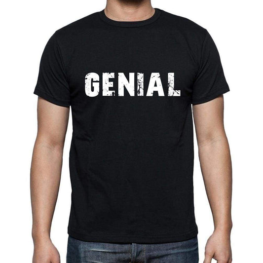 Genial Mens Short Sleeve Round Neck T-Shirt - Casual