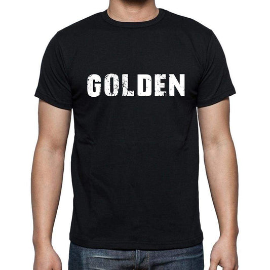 Golden Mens Short Sleeve Round Neck T-Shirt - Casual