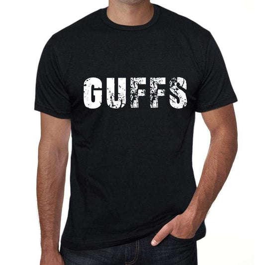 Guffs Mens Retro T Shirt Black Birthday Gift 00553 - Black / Xs - Casual