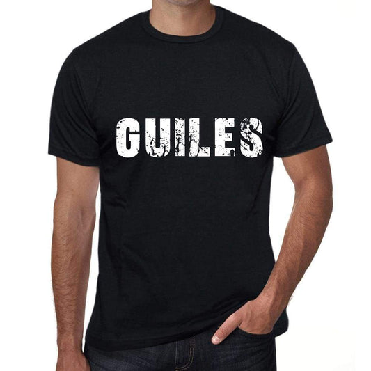 Guiles Mens Vintage T Shirt Black Birthday Gift 00554 - Black / Xs - Casual