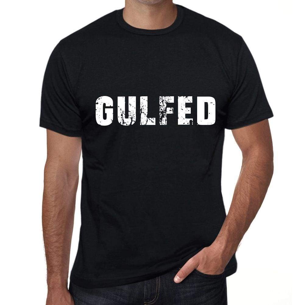 Gulfed Mens Vintage T Shirt Black Birthday Gift 00554 - Black / Xs - Casual