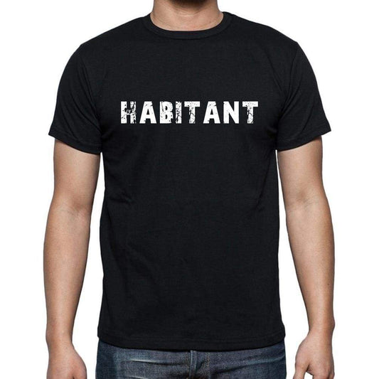 Habitant French Dictionary Mens Short Sleeve Round Neck T-Shirt 00009 - Casual
