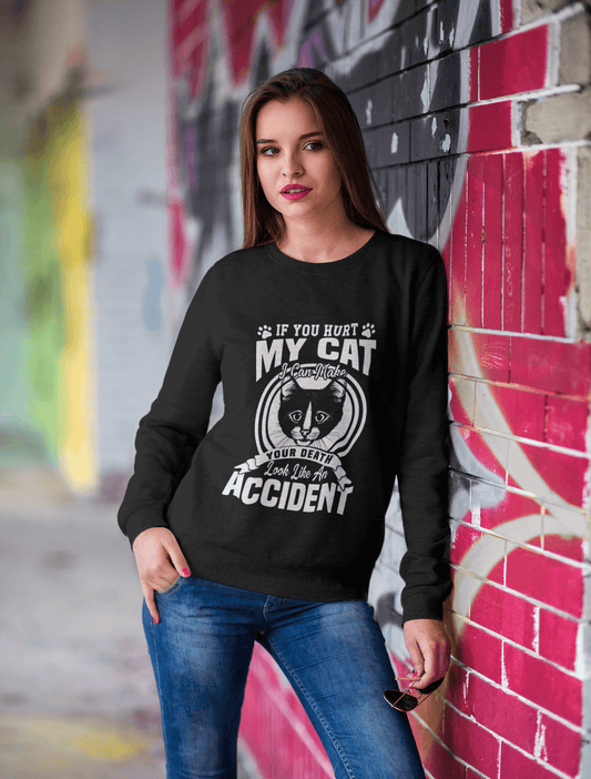 ULTRABASIC Women's Sweatshirt Your Death Look Like An Accident - Sarcastic Quote
