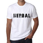 Herbal Mens T Shirt White Birthday Gift 00552 - White / Xs - Casual