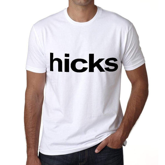 Hicks Mens Short Sleeve Round Neck T-Shirt 00052