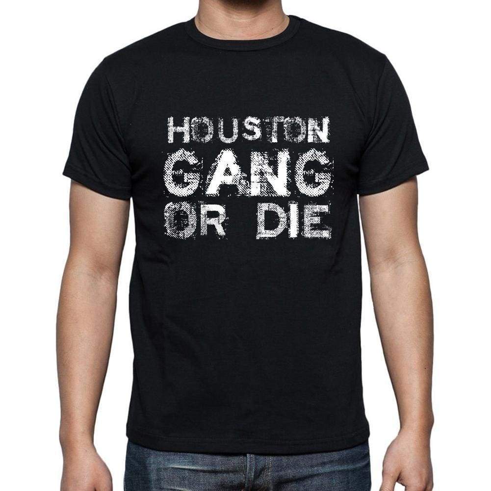 Houston Family Gang Tshirt Mens Tshirt Black Tshirt Gift T-Shirt 00033 - Black / S - Casual