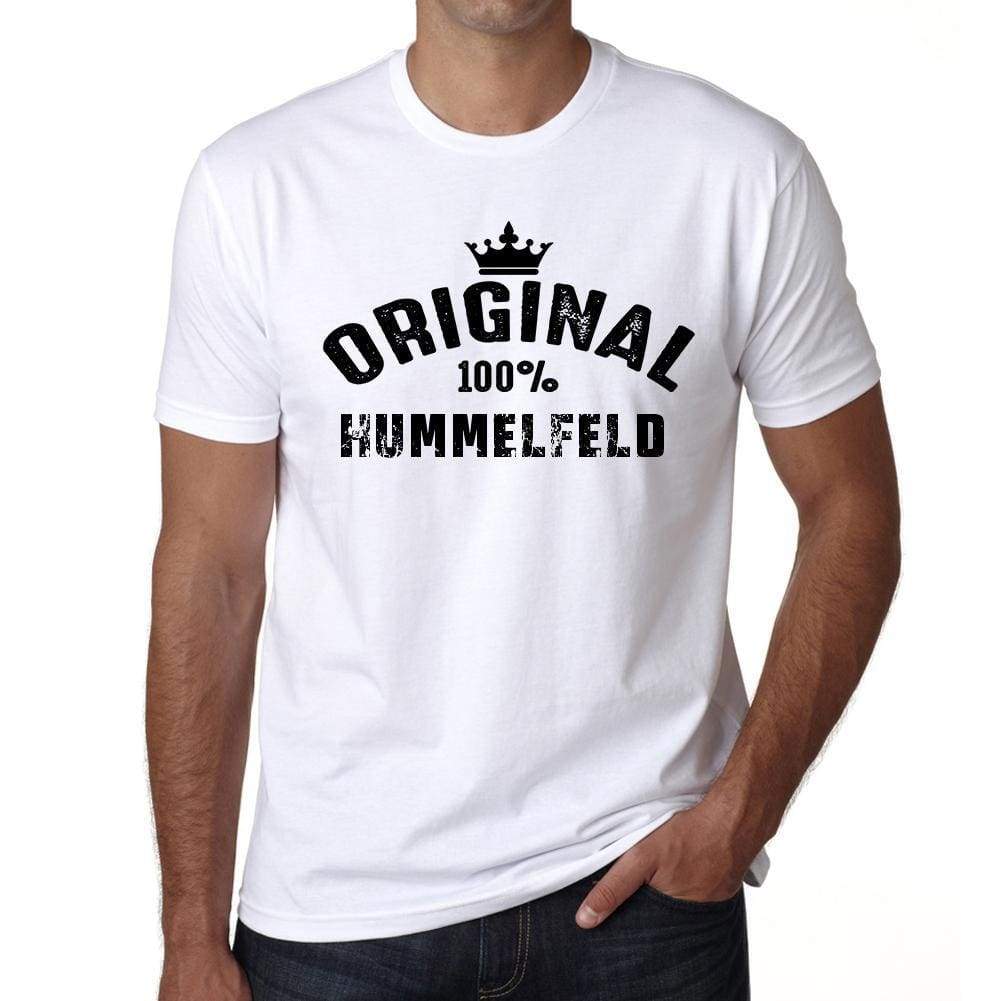 Hummelfeld 100% German City White Mens Short Sleeve Round Neck T-Shirt 00001 - Casual