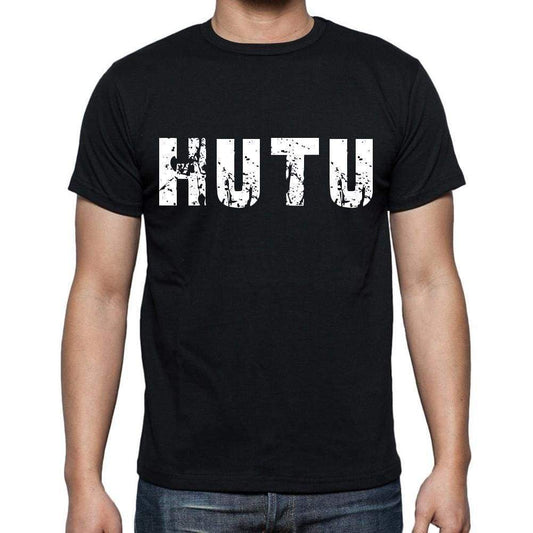 Hutu Mens Short Sleeve Round Neck T-Shirt 00016 - Casual