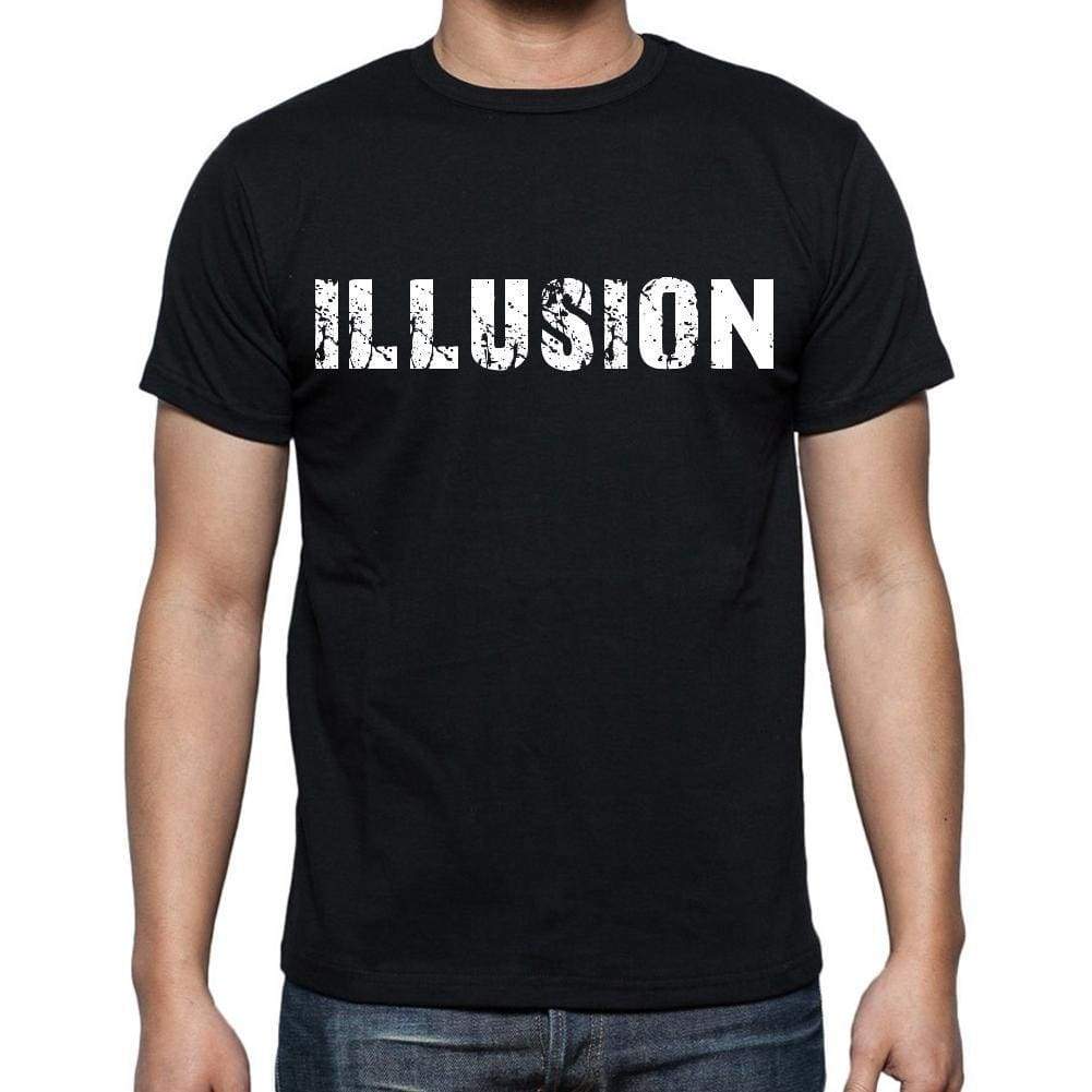 Illusion Mens Short Sleeve Round Neck T-Shirt - Casual