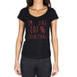 Im Like 100% Spiritual Black Womens Short Sleeve Round Neck T-Shirt Gift T-Shirt 00329 - Black / Xs - Casual