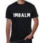Imbalm Mens Vintage T Shirt Black Birthday Gift 00554 - Black / Xs - Casual