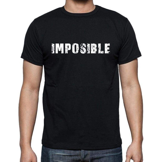 Imposible Mens Short Sleeve Round Neck T-Shirt - Casual
