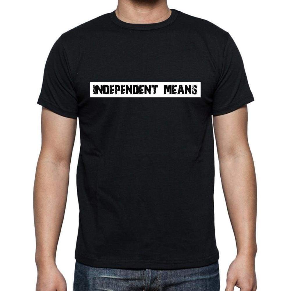 Independent Means T Shirt Mens T-Shirt Occupation S Size Black Cotton - T-Shirt