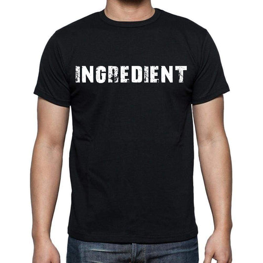 Ingredient Mens Short Sleeve Round Neck T-Shirt Black T-Shirt En