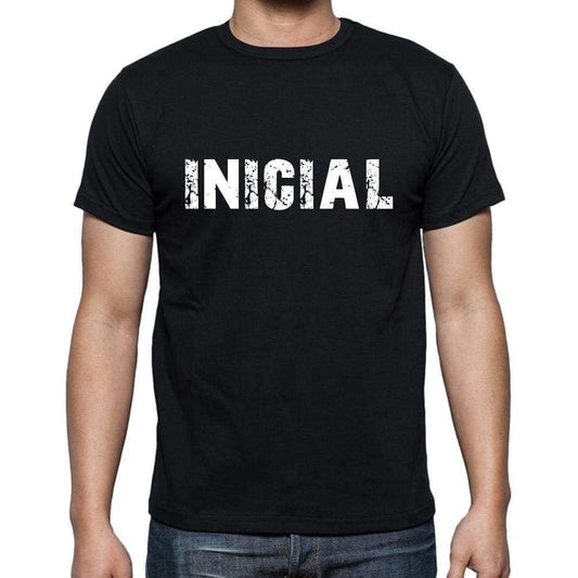 Inicial Mens Short Sleeve Round Neck T-Shirt - Casual