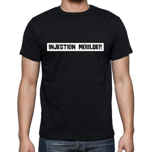 Injection Moulder T Shirt Mens T-Shirt Occupation S Size Black Cotton - T-Shirt