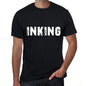Inking Mens Vintage T Shirt Black Birthday Gift 00554 - Black / Xs - Casual