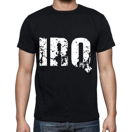 Irq Men T Shirts Short Sleeve T Shirts Men Tee Shirts For Men Cotton Black 3 Letters - Casual