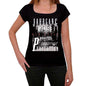 Jahrgang Birthday 1968 Black Womens Short Sleeve Round Neck T-Shirt Gift T-Shirt 00353 - Black / Xs - Casual