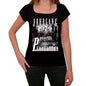 Jahrgang Birthday 1979 Black Womens Short Sleeve Round Neck T-Shirt Gift T-Shirt 00353 - Black / Xs - Casual