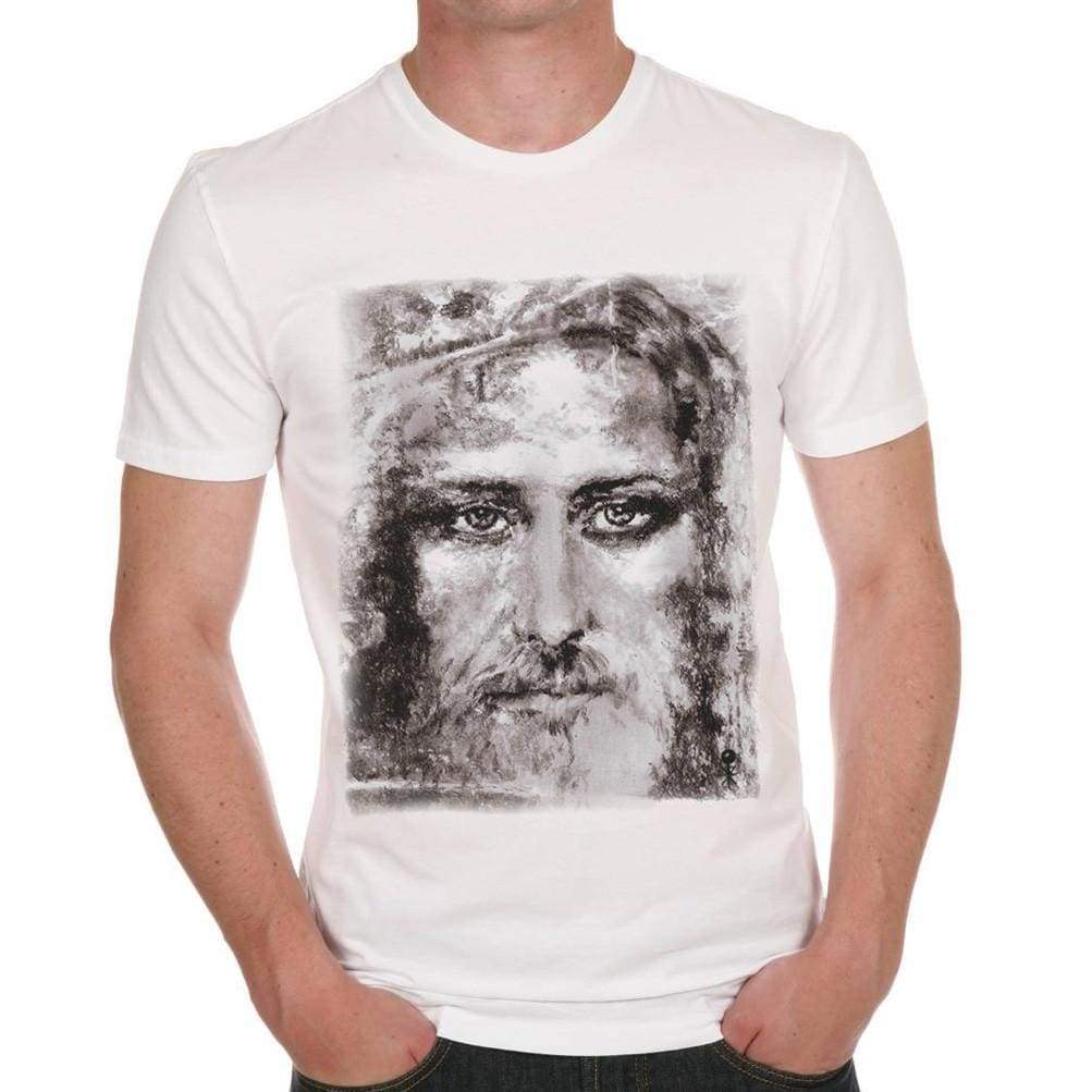 Jesus Christ Grey T-Shirt For Mens Short Sleeve Cotton Tshirt Men T Shirt 00034 - T-Shirt