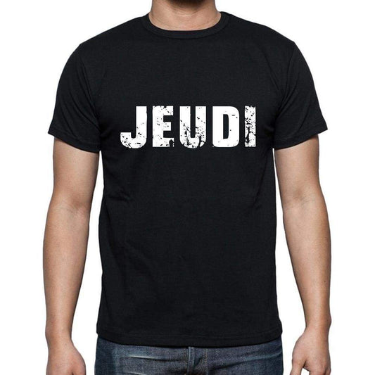 Jeudi French Dictionary Mens Short Sleeve Round Neck T-Shirt 00009 - Casual