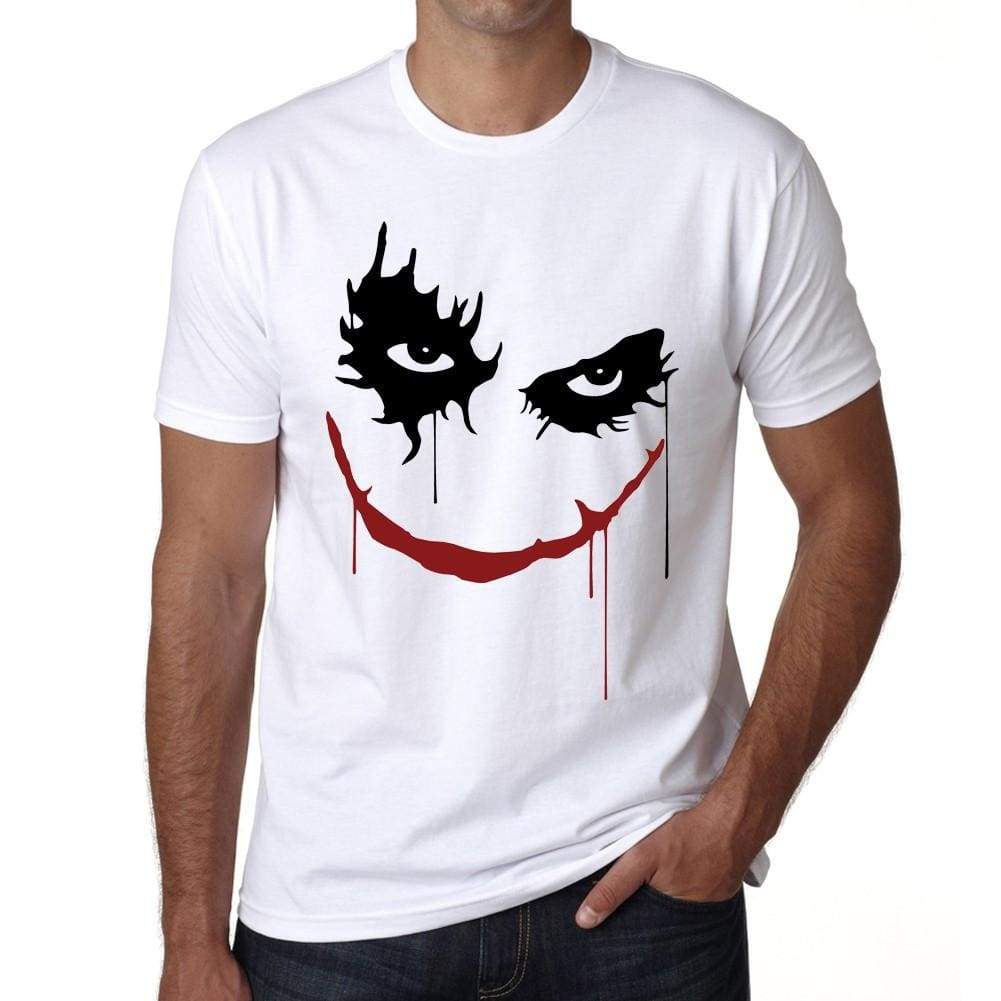 Joker Mens Tee White 100% Cotton 00164