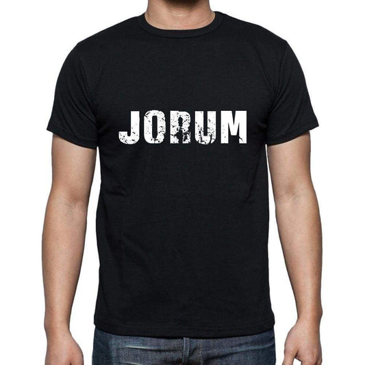 Jorum Mens Short Sleeve Round Neck T-Shirt 5 Letters Black Word 00006 - Casual