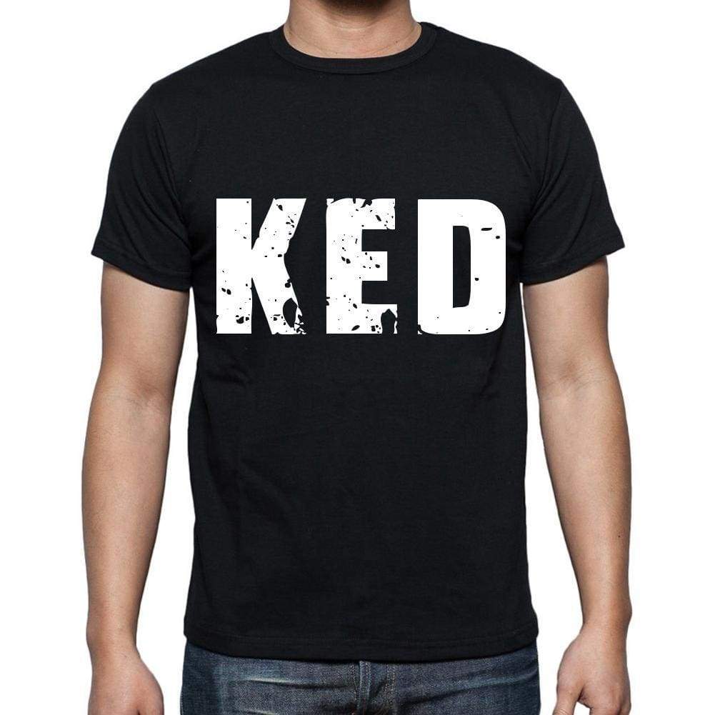 Ked Men T Shirts Short Sleeve T Shirts Men Tee Shirts For Men Cotton Black 3 Letters - Casual