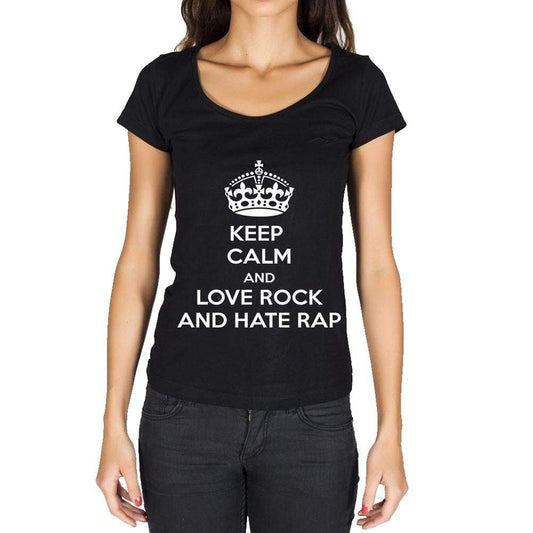 Keep Calm And Love Rock T-Shirt For Women Short Sleeve Cotton Tshirt Women T Shirt Gift - T-Shirt