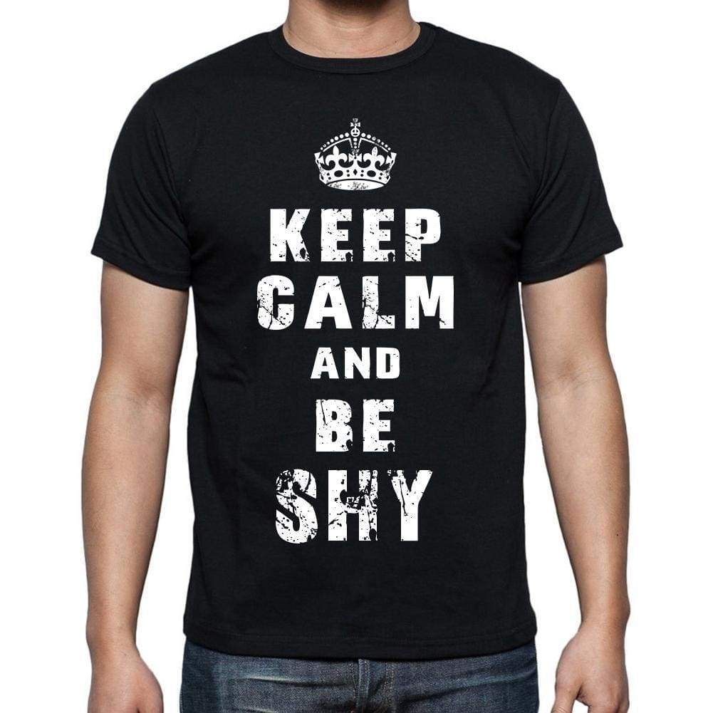 Keep Calm T-Shirt Shy Mens Short Sleeve Round Neck T-Shirt - Casual