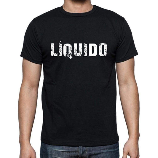 L­quido Mens Short Sleeve Round Neck T-Shirt - Casual