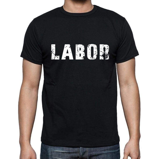 Labor Mens Short Sleeve Round Neck T-Shirt - Casual