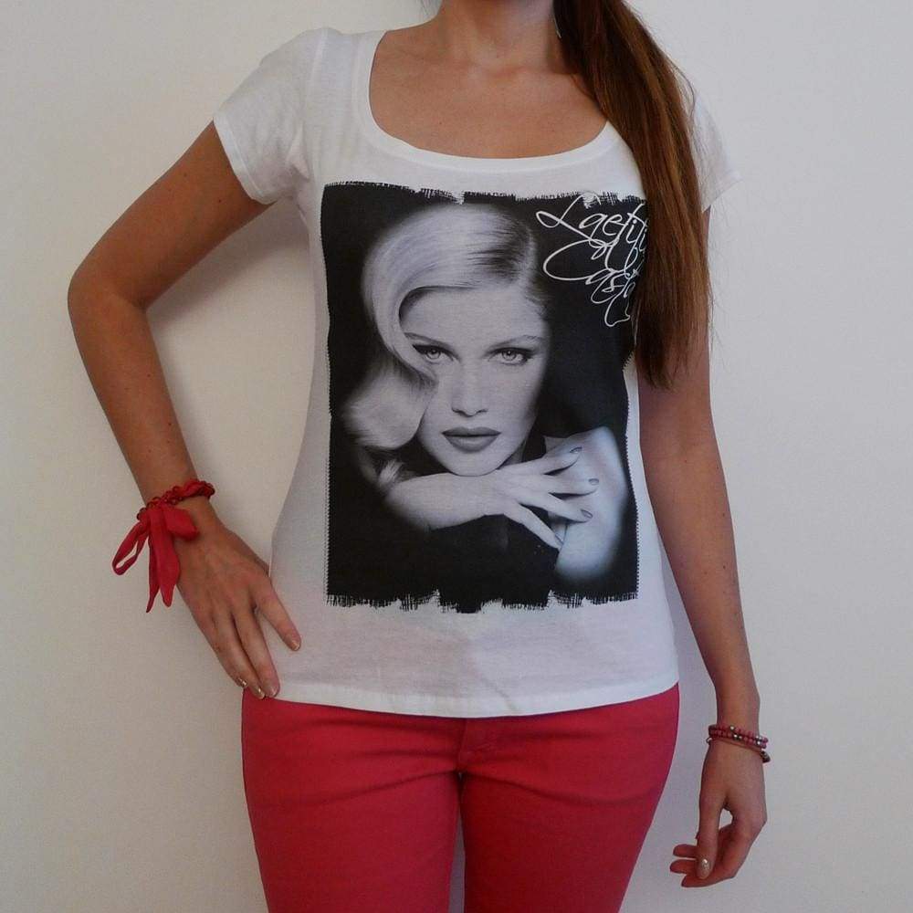 Laetitia Casta 2 T-Shirt Short-Sleeve Top Celebrity