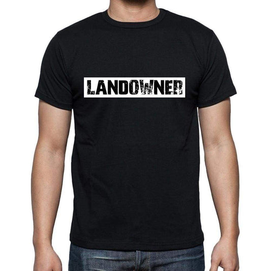 Landowner T Shirt Mens T-Shirt Occupation S Size Black Cotton - T-Shirt