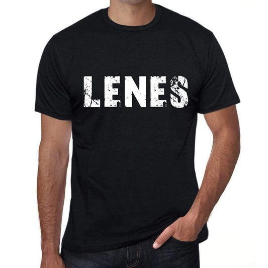 Lenes Mens Retro T Shirt Black Birthday Gift 00553 - Black / Xs - Casual