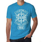 Letting Dreams Sail Since 1958 Mens T-Shirt Blue Birthday Gift 00404 - Blue / Xs - Casual