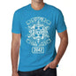 Letting Dreams Sail Since 2042 Mens T-Shirt Blue Birthday Gift 00404 - Blue / Xs - Casual