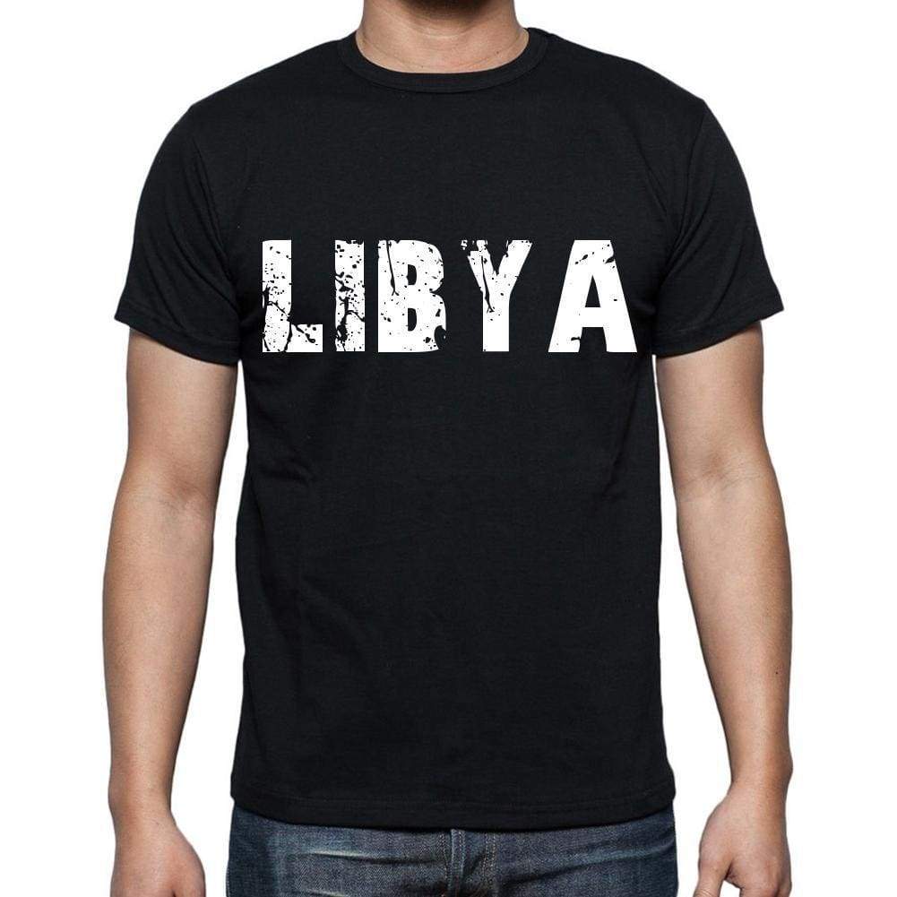 Libya T-Shirt For Men Short Sleeve Round Neck Black T Shirt For Men - T-Shirt