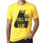Lije You Can Call Me Lije Mens T Shirt Yellow Birthday Gift 00537 - Yellow / Xs - Casual