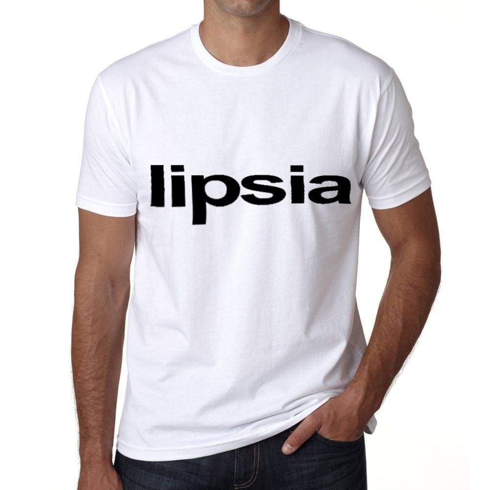 Lipsia Mens Short Sleeve Round Neck T-Shirt 00047