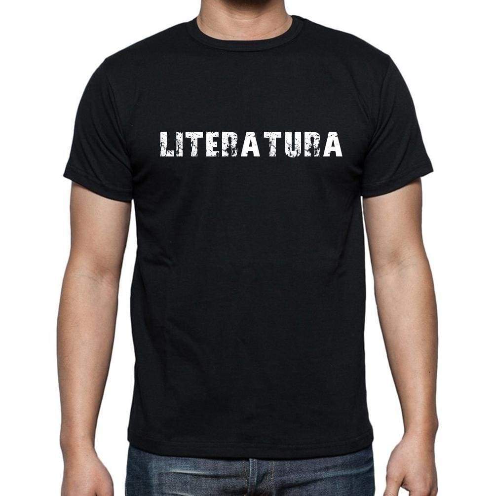 Literatura Mens Short Sleeve Round Neck T-Shirt - Casual