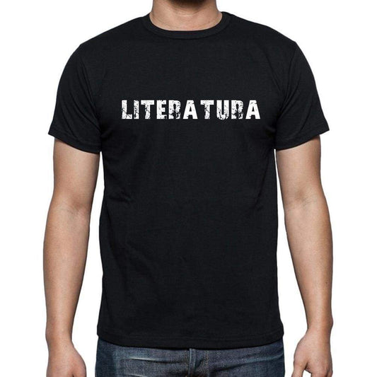 Literatura Mens Short Sleeve Round Neck T-Shirt - Casual