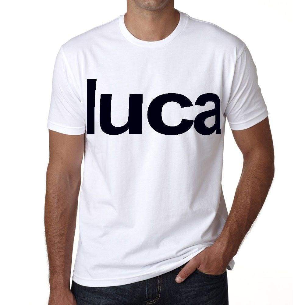 Luca Mens Short Sleeve Round Neck T-Shirt 00050